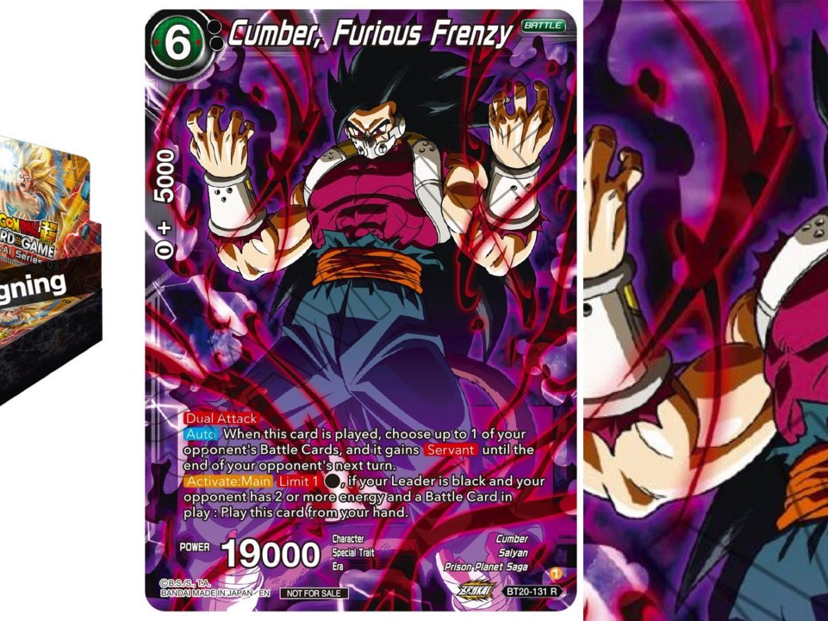 Cumber Debuts In Dragon Ball Super Card Game In 2023