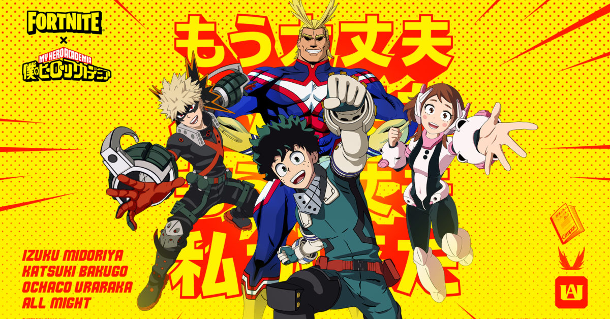My Hero Academia Characters Arrive In Fortnite - Vimarsana News