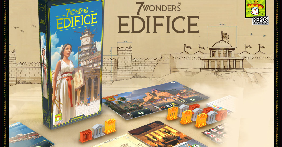 New 7 Wonders Expansion Edifice Will Release Next Month