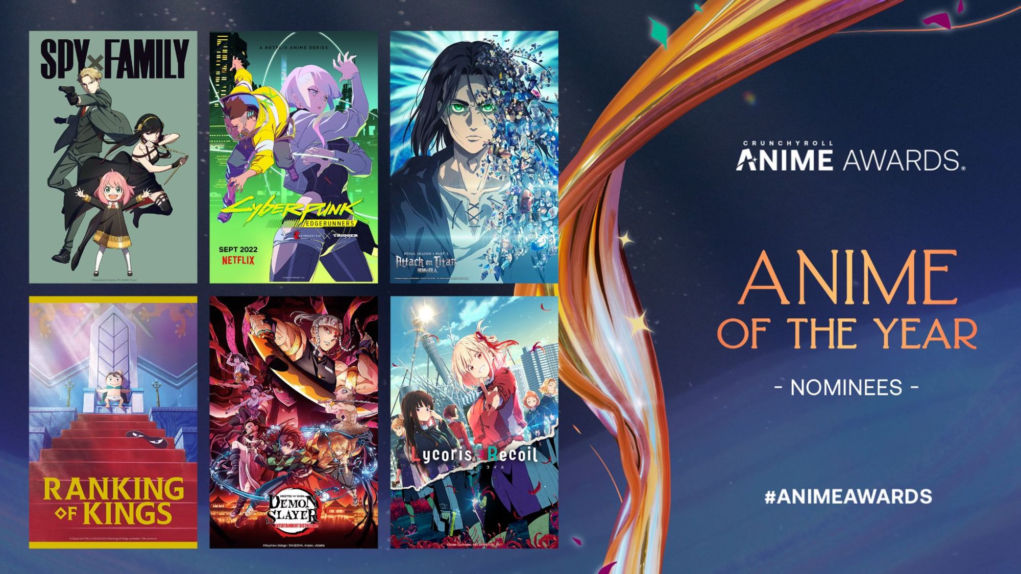 Here are the winners of Crunchyrolls 2023 Anime Awards  Mashable