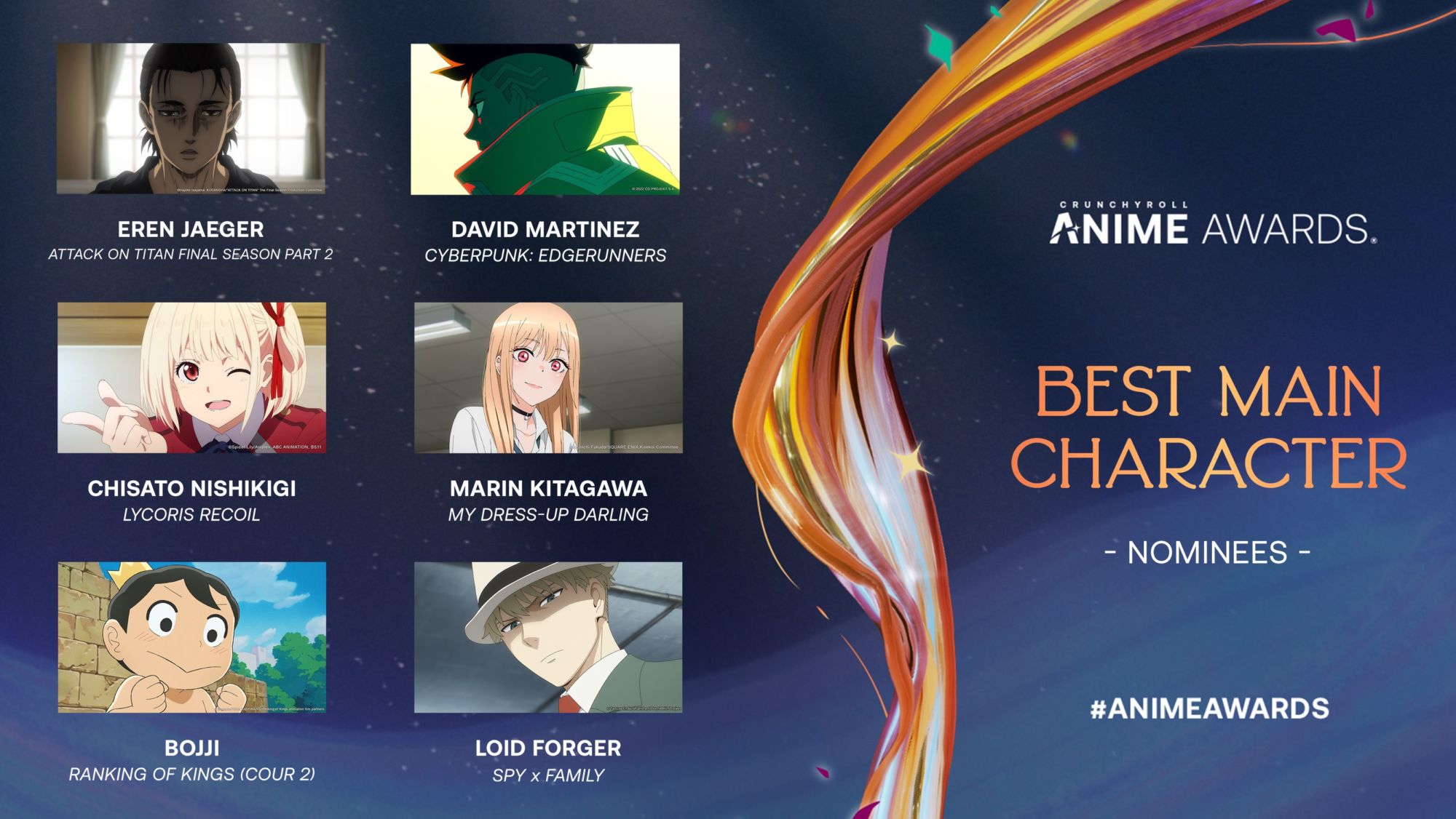 Anime Awards 2023 Winners Anime of the Year  Full List  Crunchyroll News   Crunchyroll News