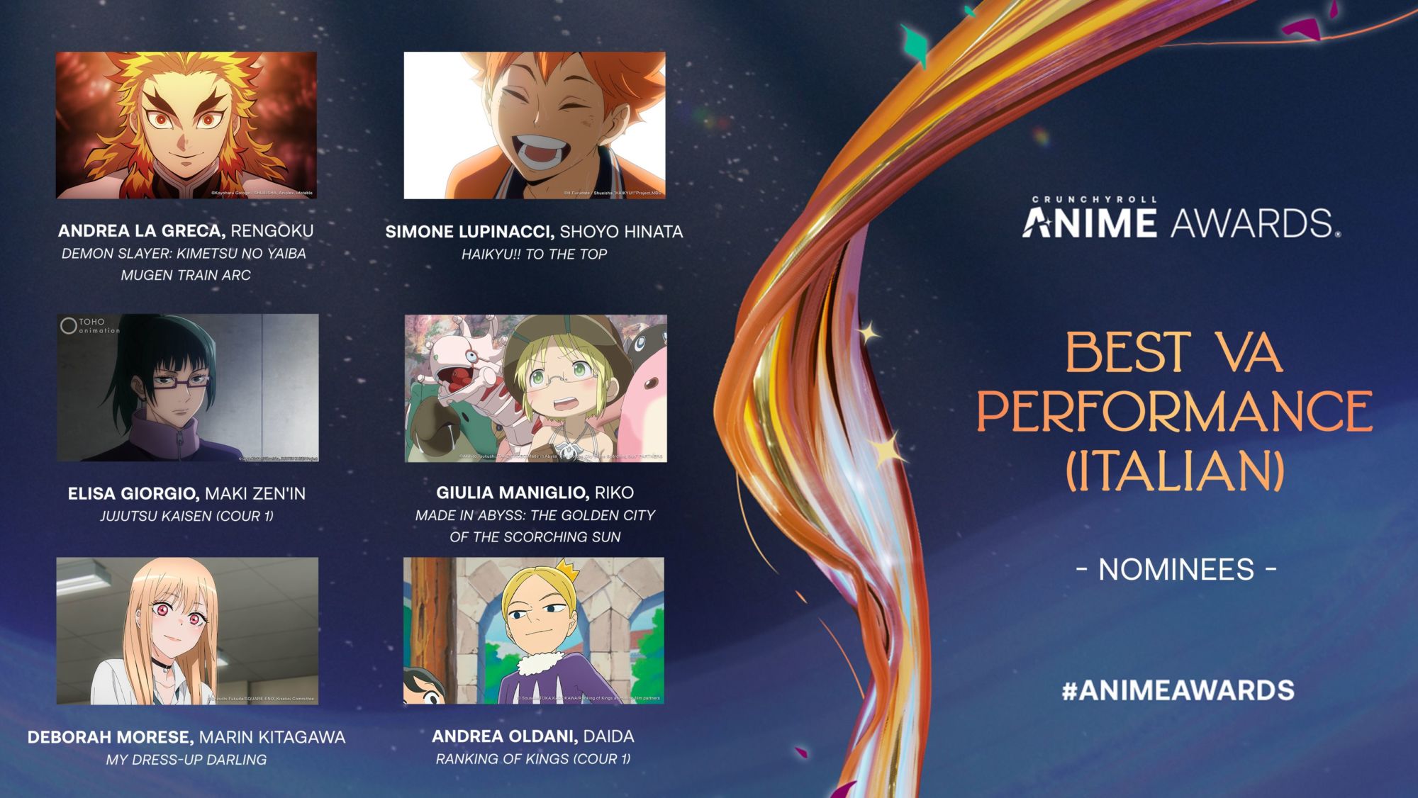 Crunchyroll Anime Awards 2023 To Feature Musical Performances From Top  Japanese Bands  That Hashtag Show