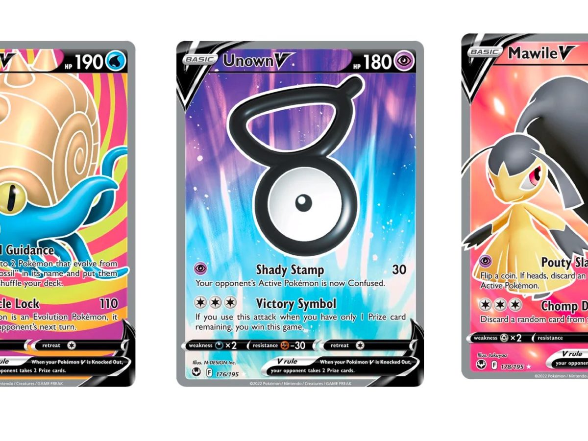 Unown V - Silver Tempest Pokémon card