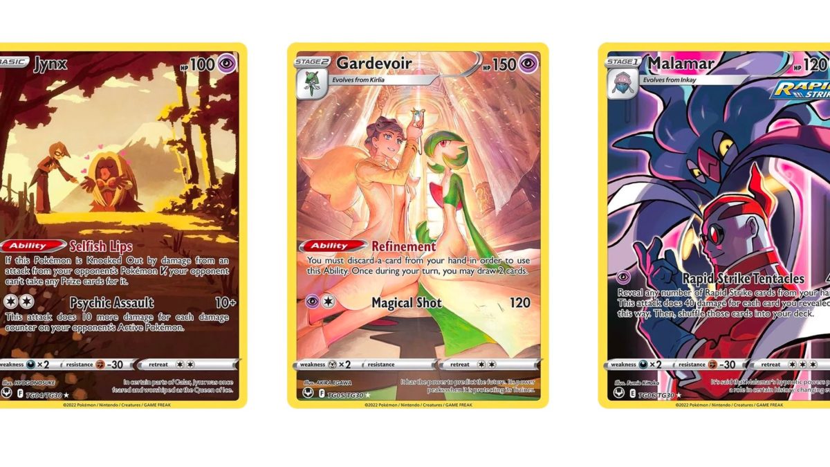 Gardevoir 69/195- Silver Tempest - Pokemon Evolution Card Set - Rare 3 Card  Lot