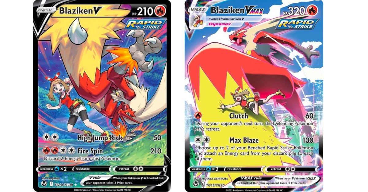 blaziken v pokemon card Blaziken V TG014/TG30 main image 1