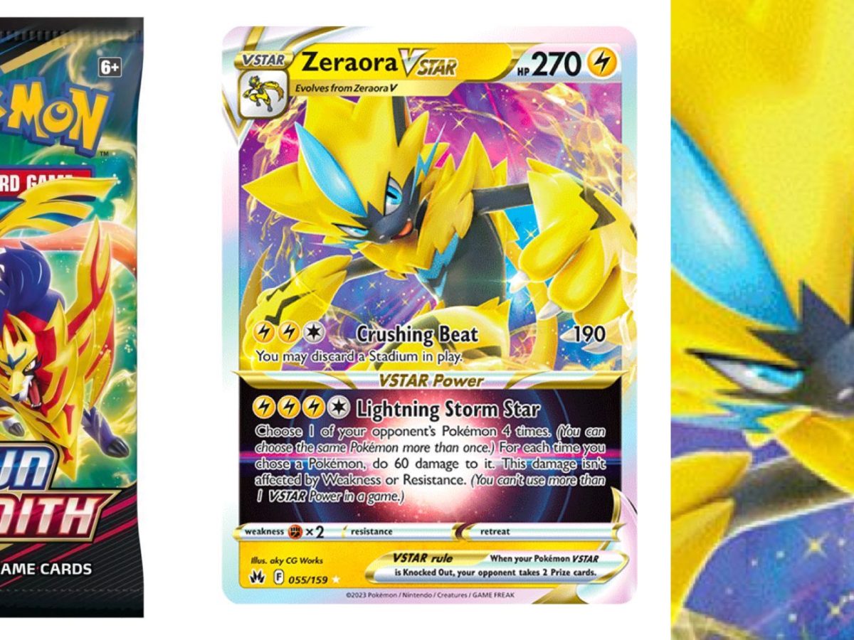 Pokmon TCG: Crown Zenith's English Zeraora Revealed Pokmon TCG: Crown Zenith's English Zeraora Revealed