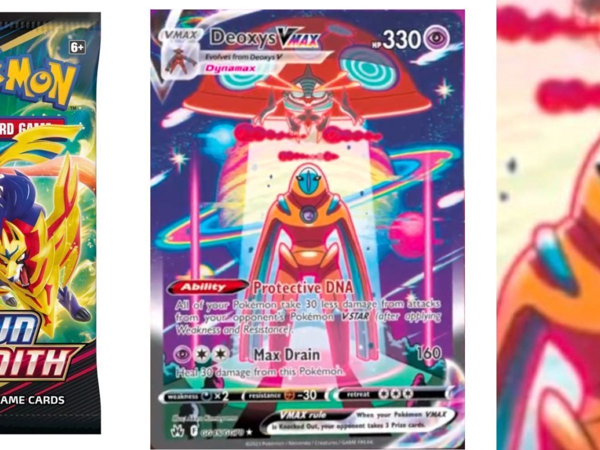 Deoxys VMAX SWSH Black Star Promos Pokemon Card