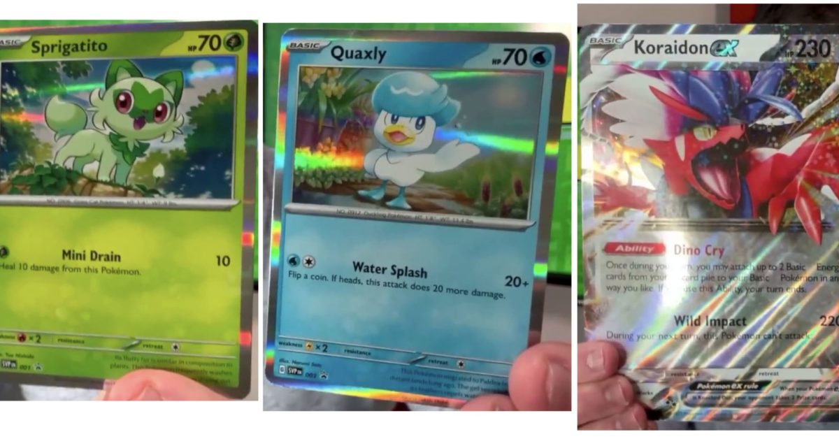 Pokémon TCG Reveals Scarlet & Violet Holo Pattern