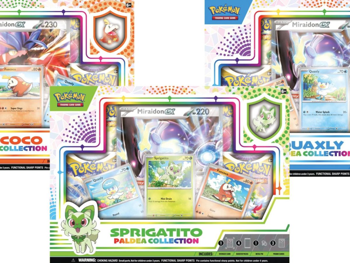 Pokémon TCG: Scarlet & Violet Era Begins With Paldea Collections