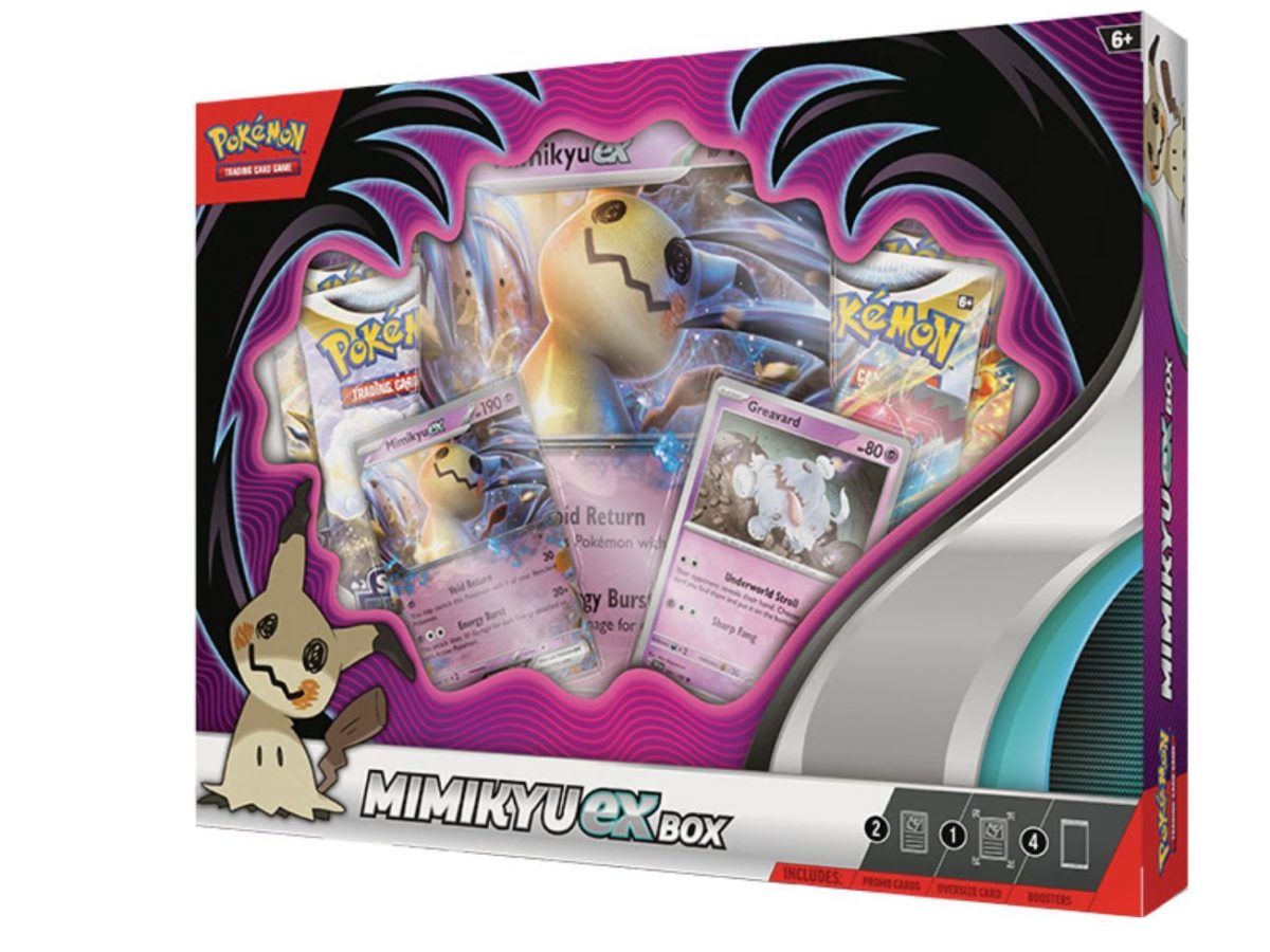 Opening a Pokemon Mimikyu Pin Collection Box of Pokemon Cards