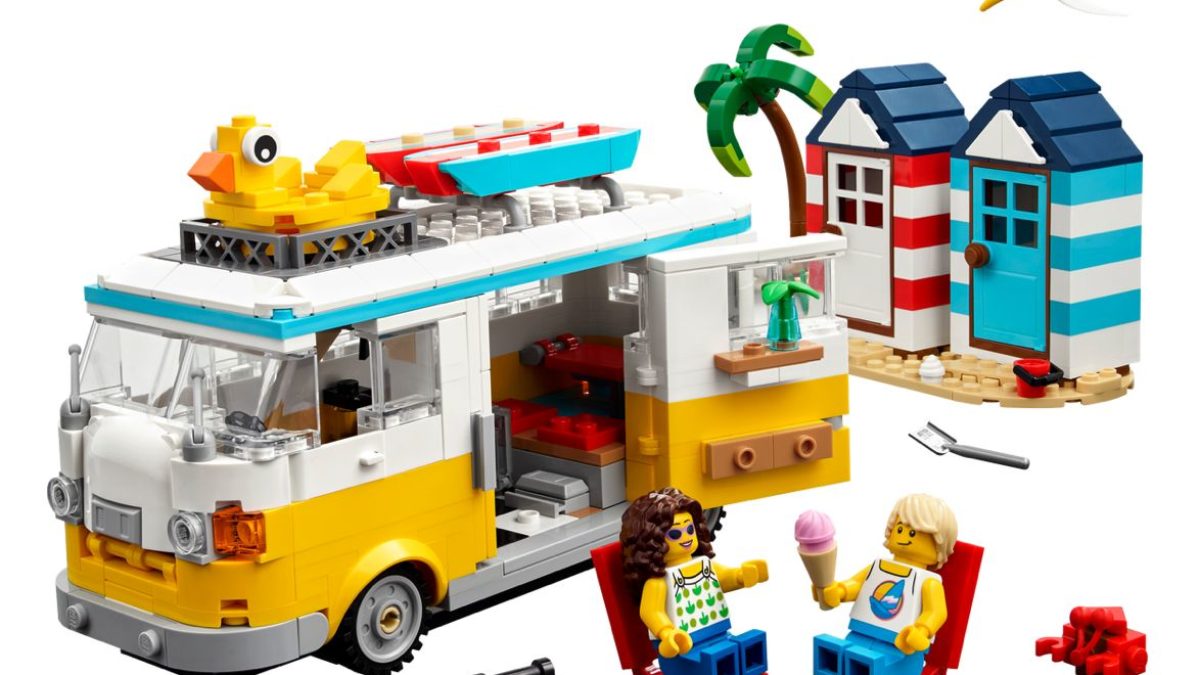 LEGO Brings In the Summer Vibes with New 3in1 Beach Camper Van Set