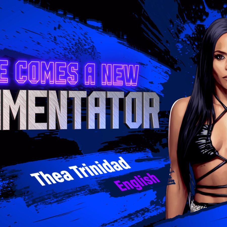 Thea Trinidad, superestrela de WWE, será uma das comentaristas de Street  Fighter 6