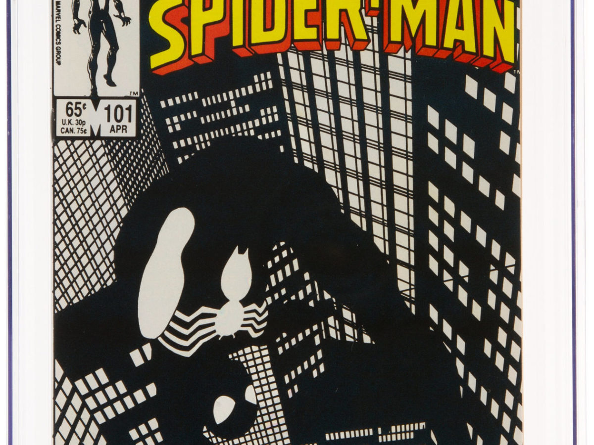 Spider-Man Is Back In Black in Spectacular Spider-Man #101, at Auction
