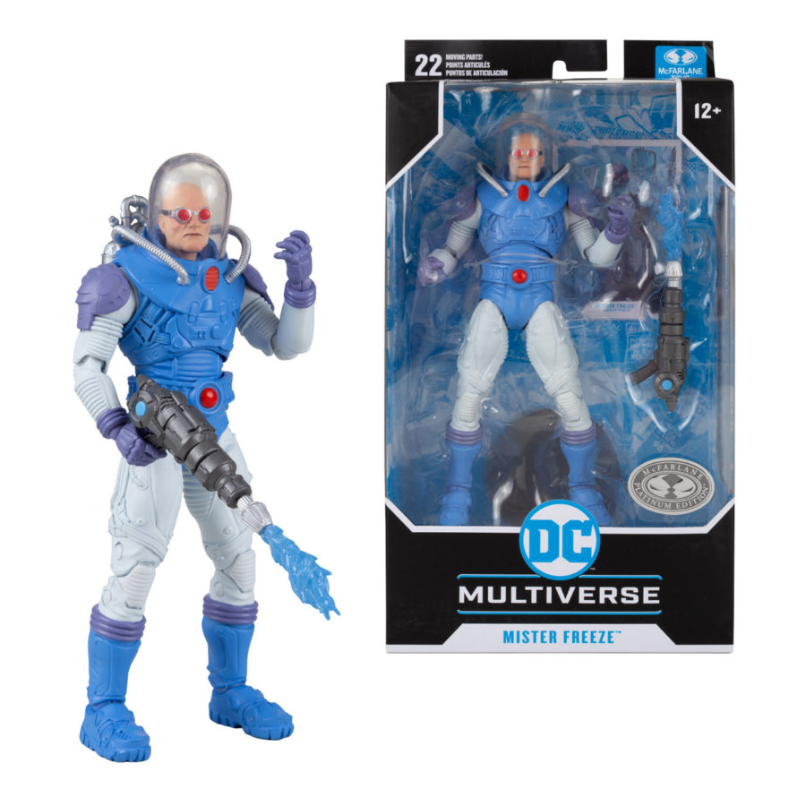 DC Comics Mr. Freeze Goes Platinum with McFarlane Toys Chase Figure