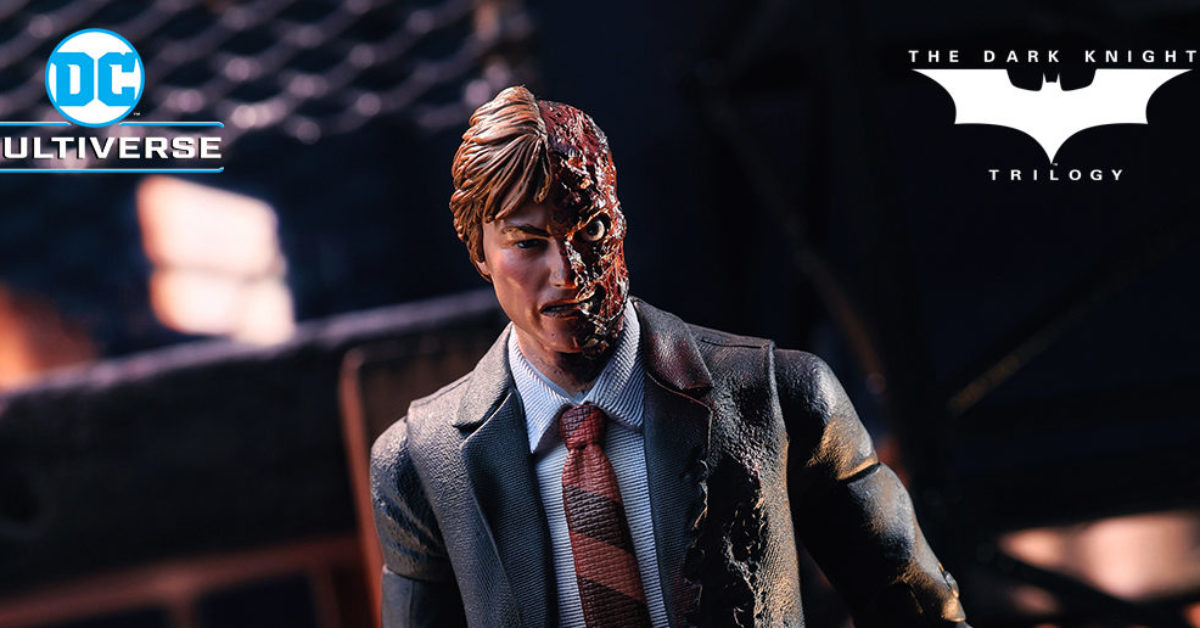 Harvey Dent TwoFace Once Again with McFarlane Toys