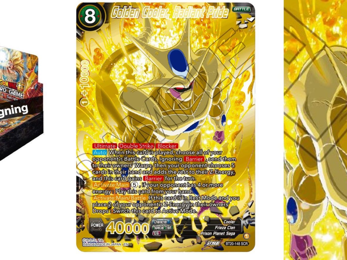 Golden Cooler, offers Radiant Pride (SCR) - Power Absorbed (DBS-B20) Dragonball