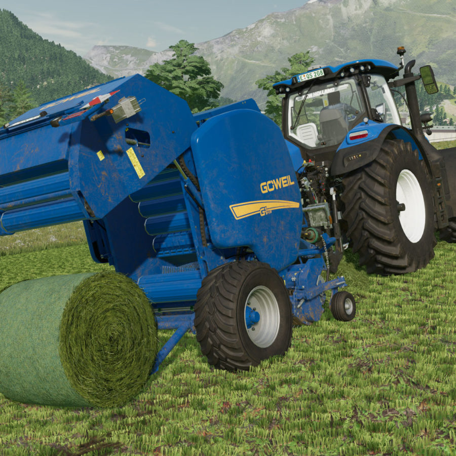 G-1 F125 KOMBI, ROUND BALE BALER-WRAPPER COMBINATION