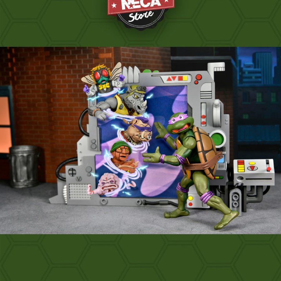 NECA Reveals Online Exclusive TMNT Donatello's Portal Generator