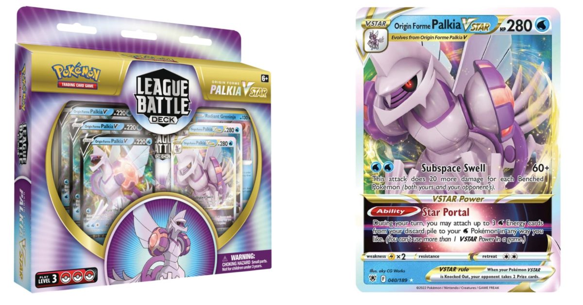 Pokemon TCG: League Battle Deck Palkia VStar – Tabletop Village LLC