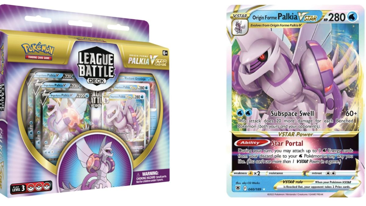 Pokemon Trading Card Game: Origin Forme Palkia Vstar League Battle Deck :  Target