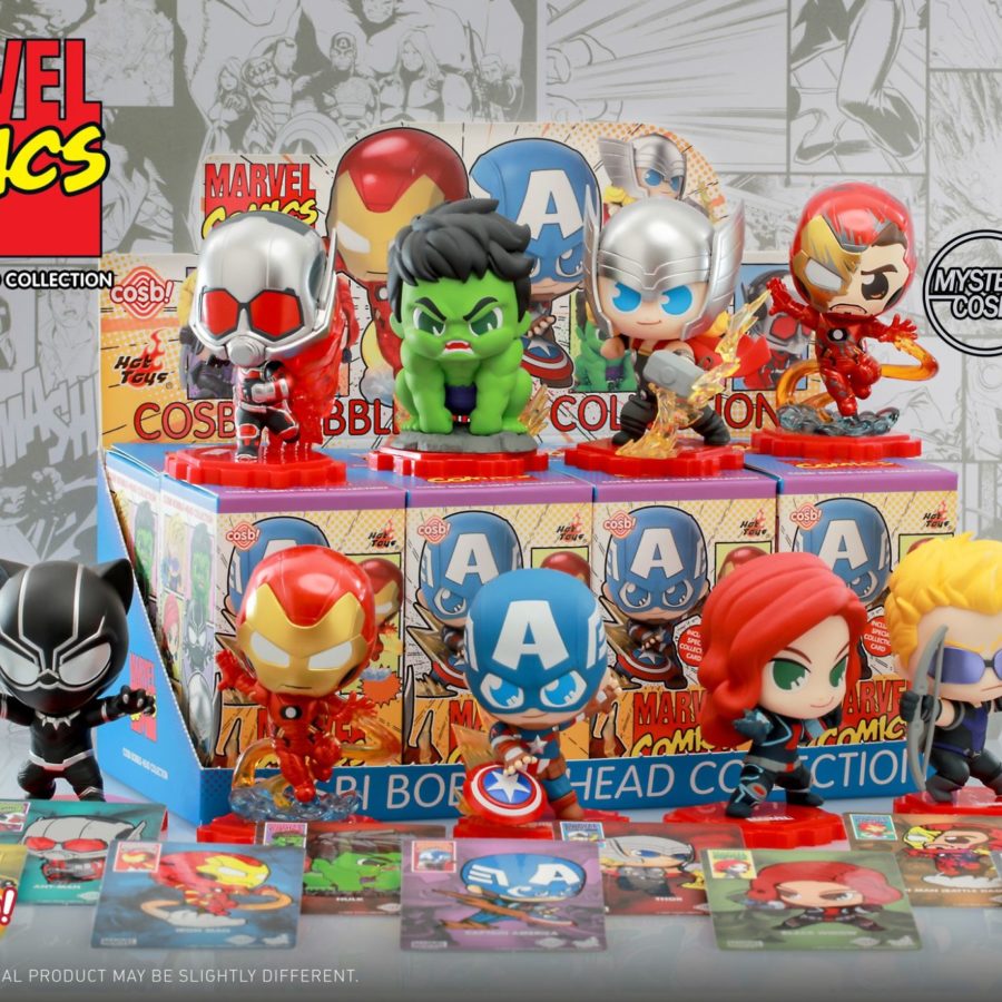 Cosbi マーベル・コレクション　アベンジャーズ10体セット Hot Toys Assembles the Avengers with New Marvel Cosbi Collection