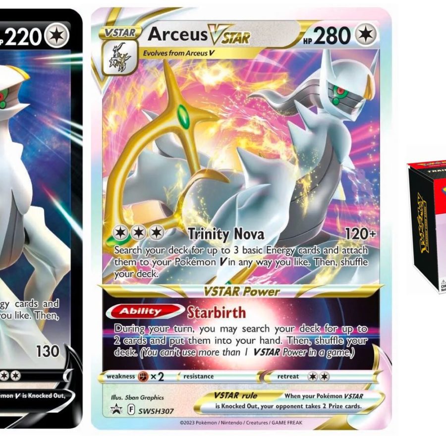 NEW Pokemon Cards English Version Holographic Miraidon EX Arceus