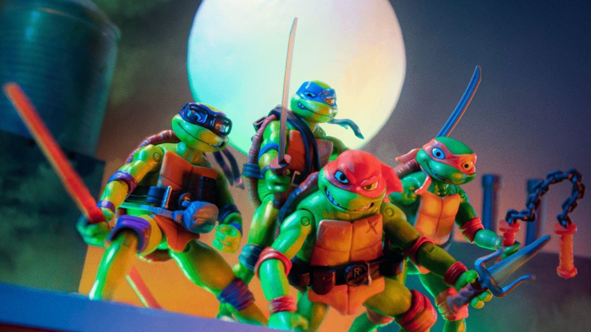  Teenage Mutant Ninja Turtles: Mutant Mayhem Basic Figure Turtle  4-Pack Bundle by Playmates Toys : Toys & Games