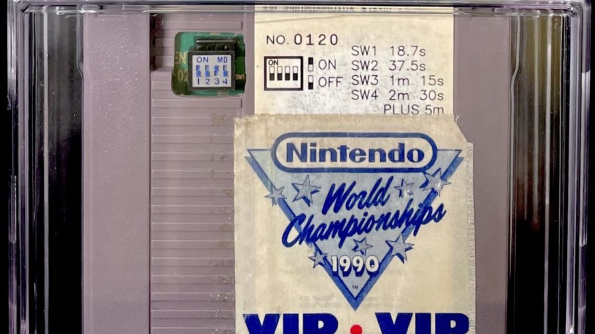 Rare 1990 Nintendo World Championship Cartridge At $45,000 At Auction