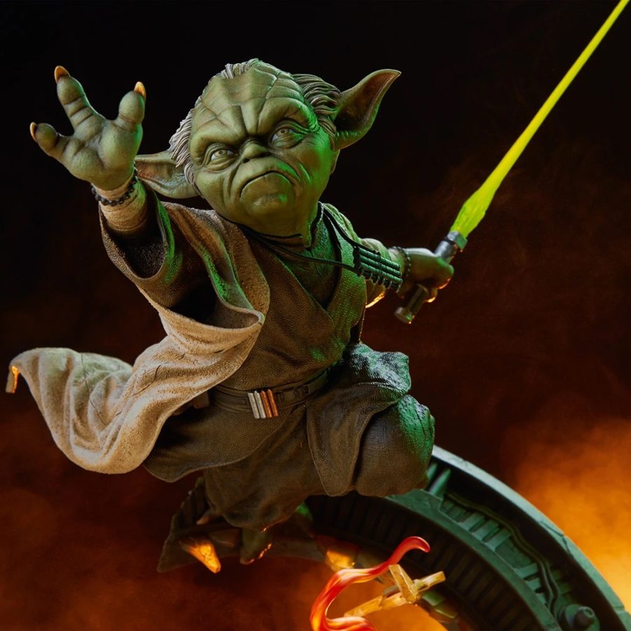 レア** Sideshow製品StarWars ヨダVSドゥーク レア レア** Sideshow製品StarWars ヨダVSドゥーク レア