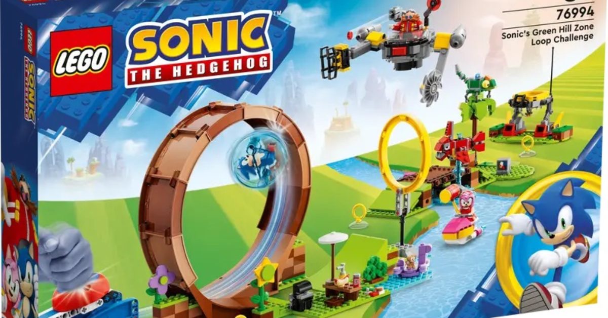 LEGO de Sonic trará a fase Green Hill Zone para a realidade