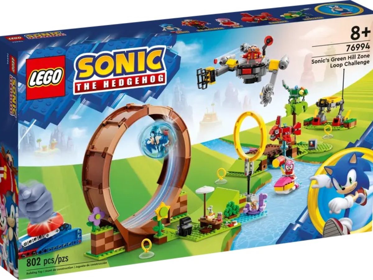 LEGO de Sonic trará a fase Green Hill Zone para a realidade