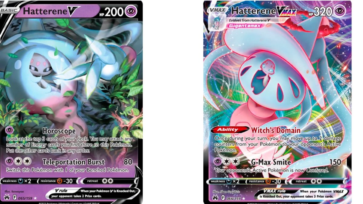 The Cards of Pokmon TCG: Crown Zenith Part 12: Hatterene VMAX
