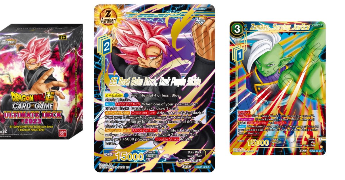 Dragon Ball Super Reveals Ultimate Deck 2023: Goku Black Z-Awaken