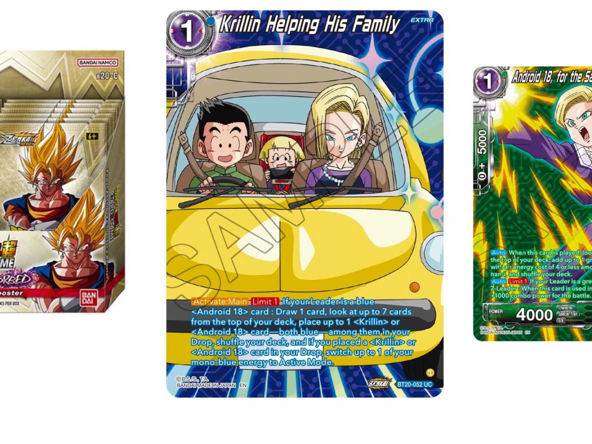 Dragon Ball Super Reveals Collector Booster: Silver 18 & Krillin