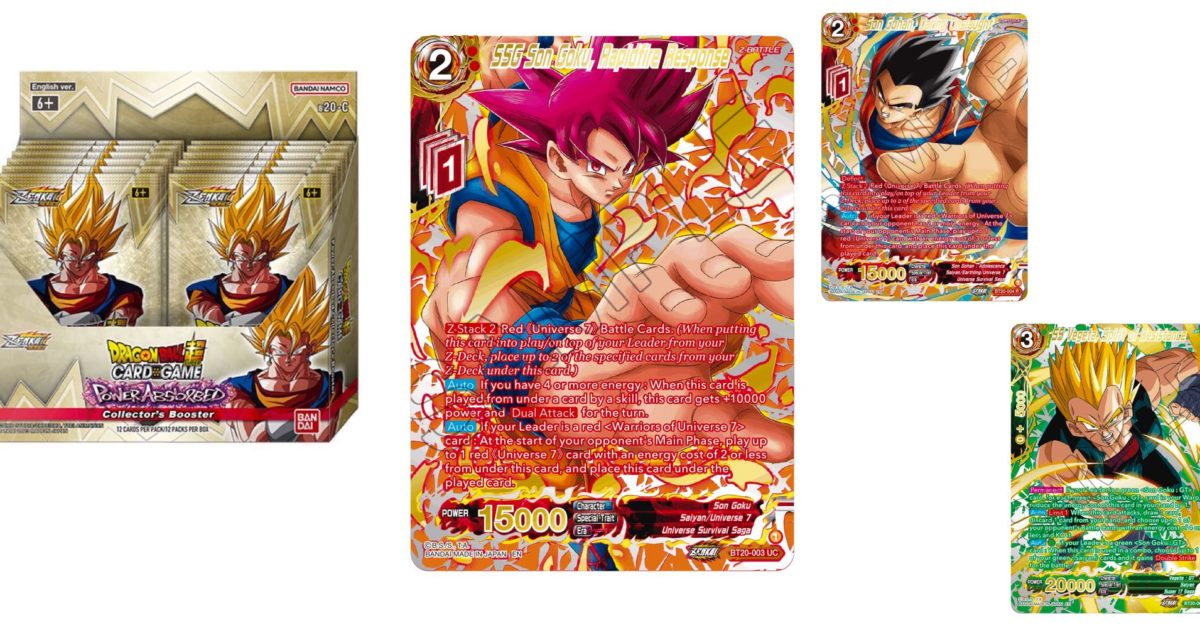 dragon ball super card game power absorbed collector booster box Reveals Booster: Number One SCR Z03 is themed around Power absorption POWER ABSORBED [DBS-B20] - product