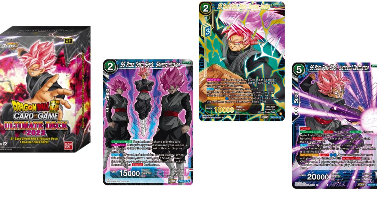 Dragon Ball Super Reveals Ultimate Deck 2023: More Goku Black