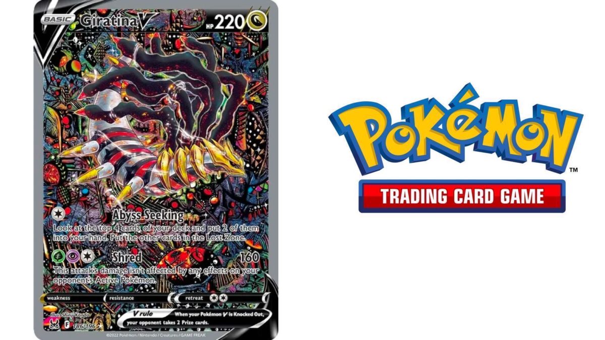 First look at Giratina V special art from Lost Abyss/Lost Origin