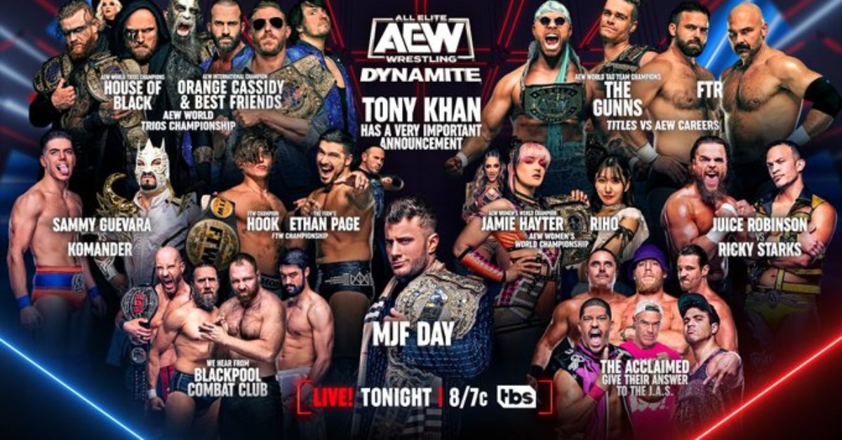 AEW Dynamite Preview: Tony Khan Steals Spotlight After WrestleMania