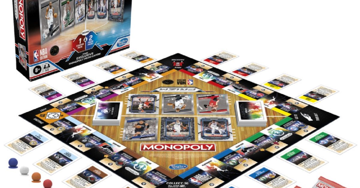 Hasbro Reveals Monopoly Prizm NBA Edition & Booster