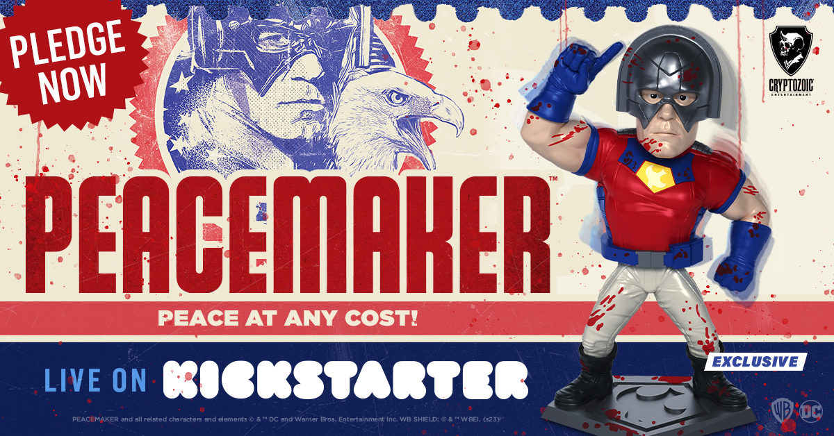 Cryptozoic Entertainment Unveils Dancing Peacemaker Bobble Kickstarter - Vimarsana News