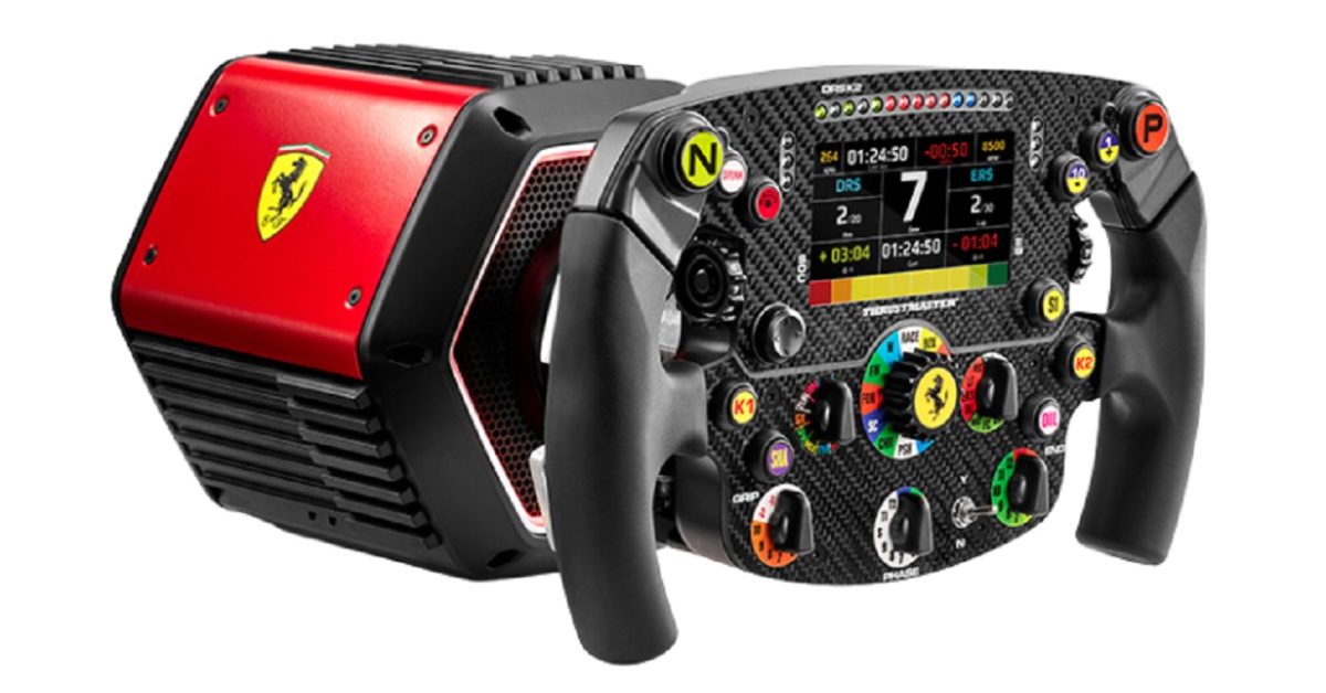 Thrustmaster Reveals New Ferrari-Branded Racing Wheel