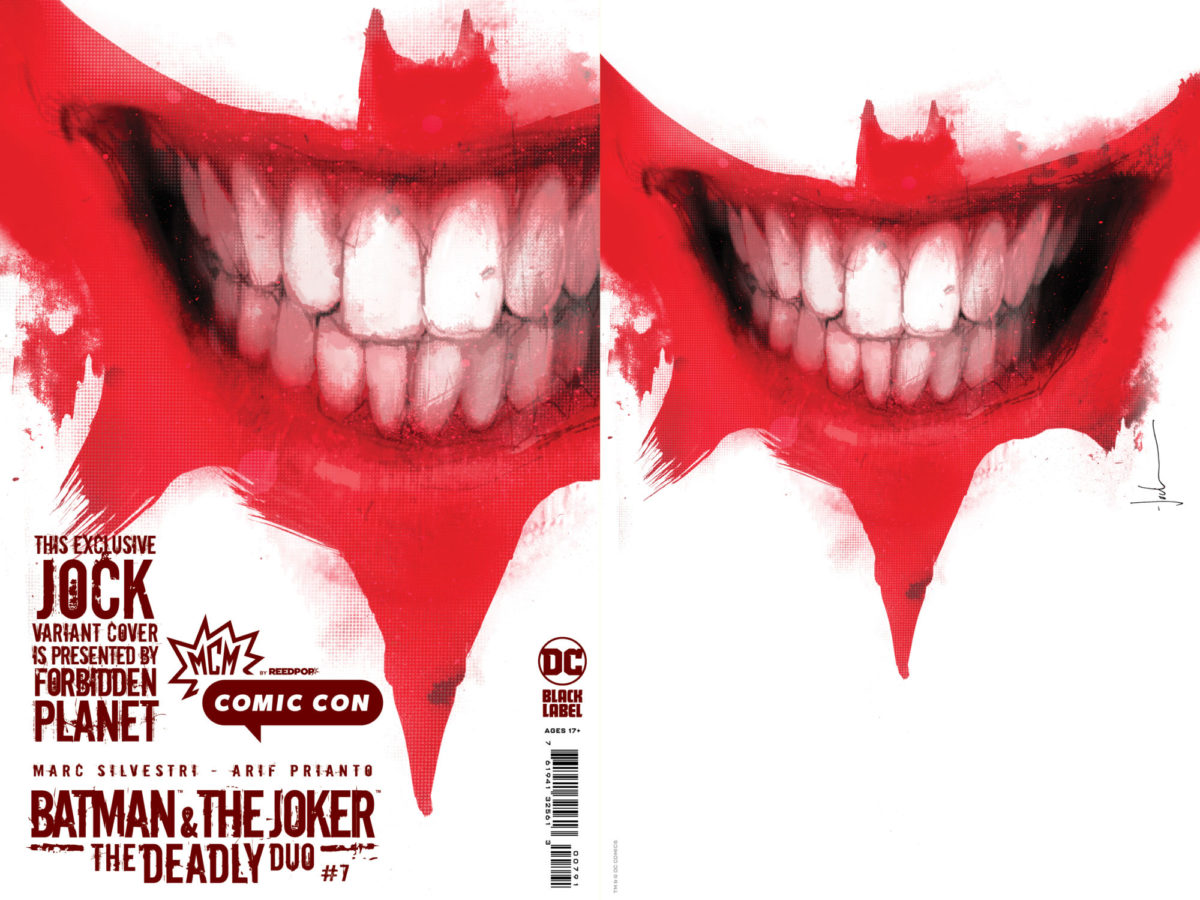 Jock Signs Exclusive Batman/Joker Foil Cover at MCM London