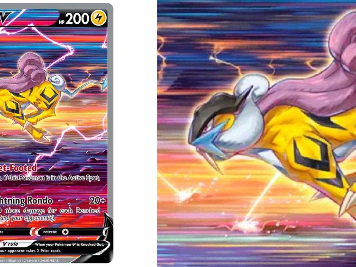 Raikou V english version in Crown Zenith : r/PokemonTCG