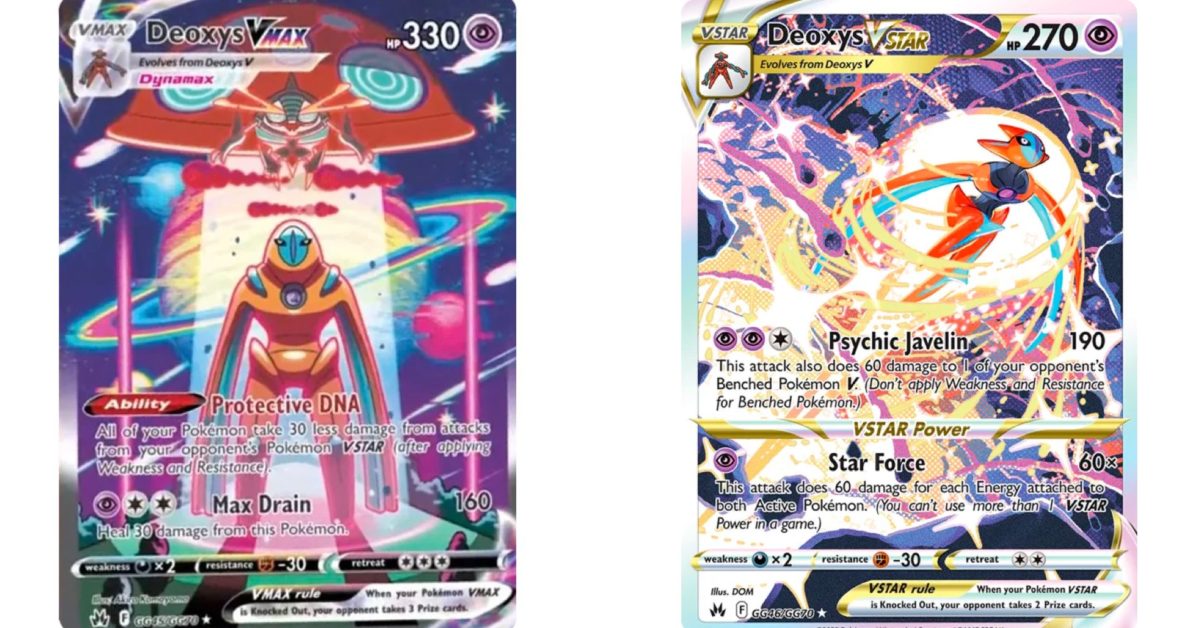 The Cards of Pokmon TCG: Crown Zenith Part 57: Deoxys Illustrations