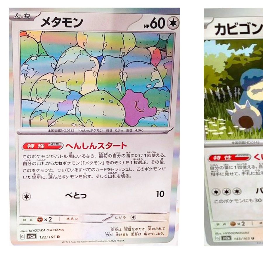 Mewtwo, Ditto, and Snorlax from Pokemon Card 151! 