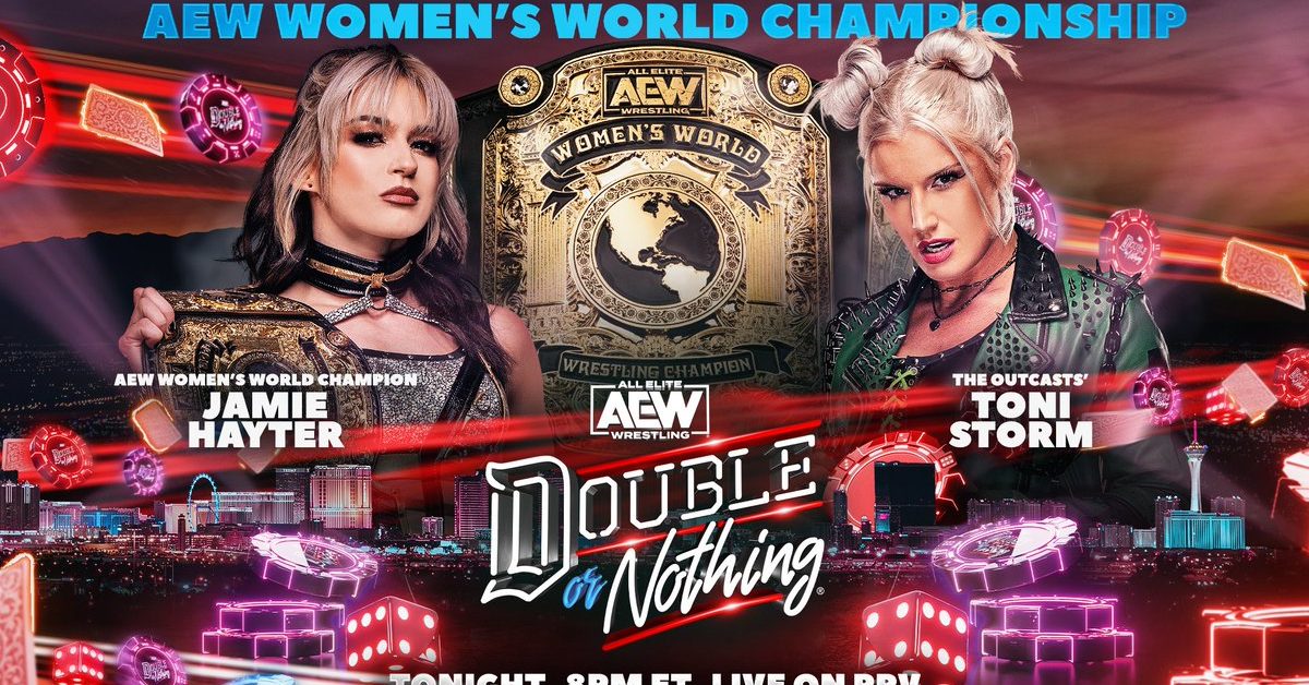 Toni Storm Steals Aew Womens Championship At Double Or Nothing