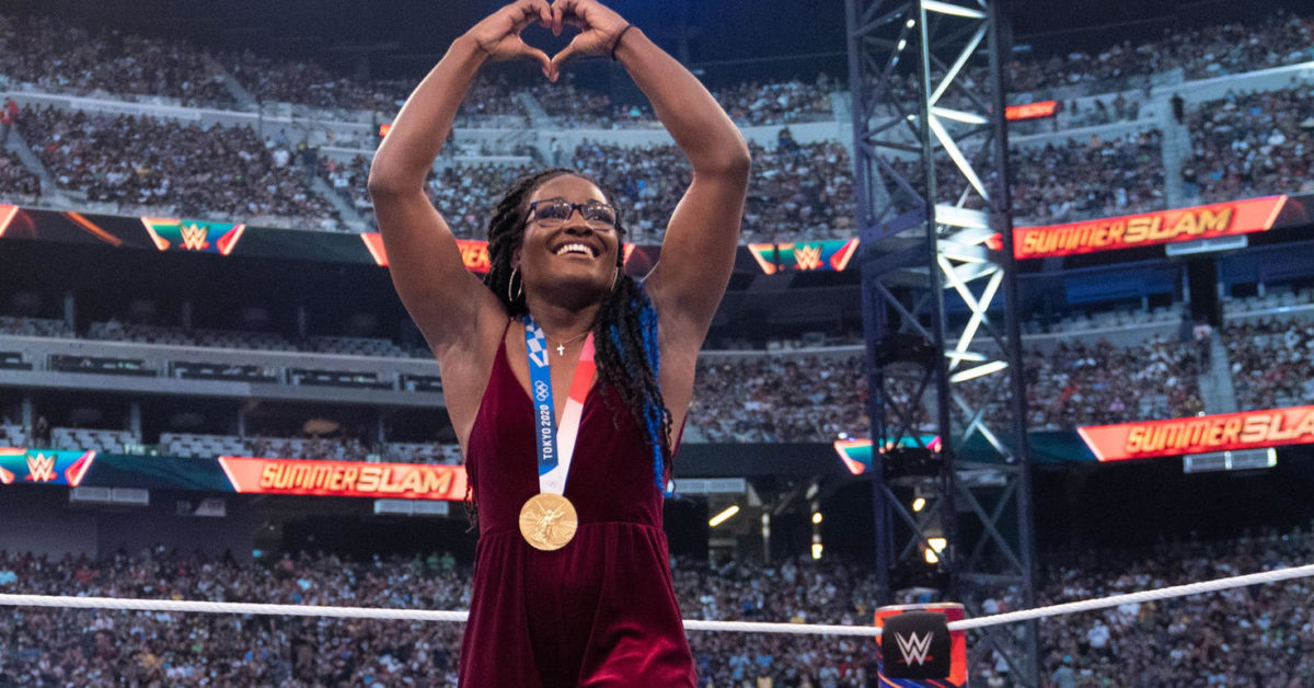 WWE Signs Gold Medalist Tamyra Mensah-Stock, Crushing AEW’s Hopes