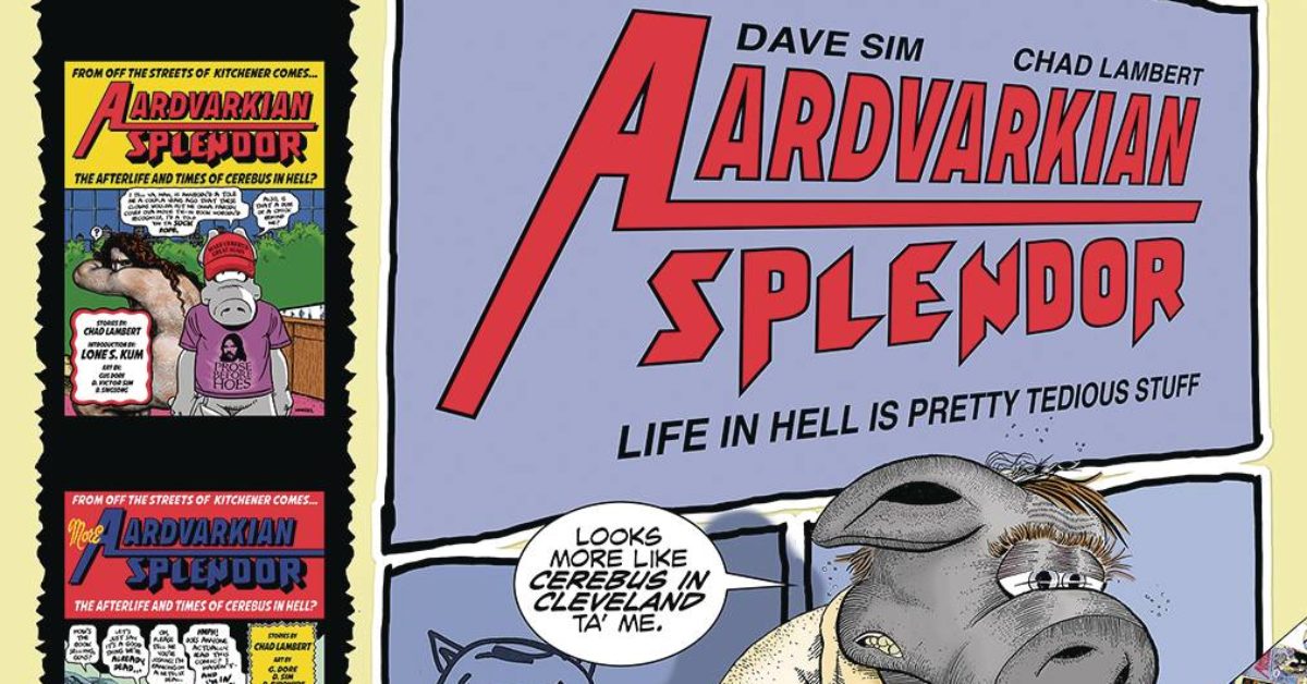 Dave Sim Does Harvey Pekar in Cerebus In Hell: Aardvarkian Splendor