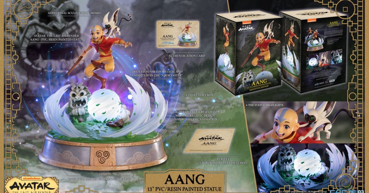 First 4 Figures Aang Statue: The Return of The Last Airbender