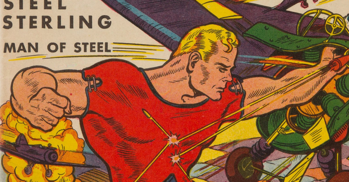 The Other Man of Steel: Steel Sterling in Zip Comics #1, at Auction - Vimarsana News